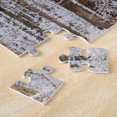 Winter-Eissturm im Wald - 8 x 10 Zoll Puzzle (Seite)