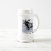 Winter-Elche Bierglas (VorderseiteRechts)