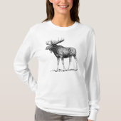 Winter-Elche T-Shirt (Vorderseite)