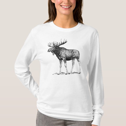 Winter-Elche T-Shirt (Vorderseite)