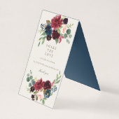 Winter Elegance Liebe Tafelzeichen teilen (Vorderseite)