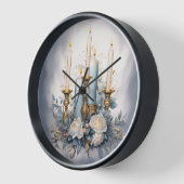 Winter Elegance Wall Clock Uhr (Winkel)