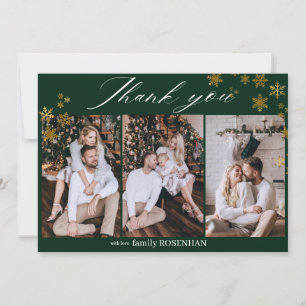 Winter Elegant 3 Foto Vielen Dank Dankeskarte