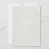 Winter Elephant Baby Shower Einladung (Rückseite)