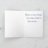 Winter Elf Holiday Greeting Card Feiertagskarte (Innenseite)