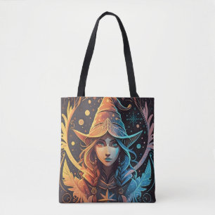 Winter Elf Whimsy: Schönes Logo-Design Tasche