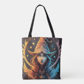 Winter Elf Whimsy: Schönes Logo-Design Tasche (Rückseite)