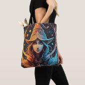 Winter Elf Whimsy: Schönes Logo-Design Tasche (Von Nahem)