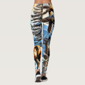 Winter Elk Majestät Design Leggings (Rückseite)