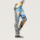 Winter Elk Majestät Design Leggings (Rechts)