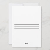 Winter-Embrace - Weihnachtskarte Feiertagskarte (Rückseite)