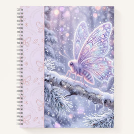 Winter-Enchanted-Schmetterling Notizblock