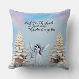Winter-Engel sind überall Wurfs-Kissen Kissen