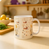 Winter-Engel-Tasse Weihnachtsdorf-Geschenk Kaffeetasse