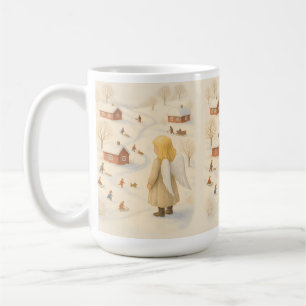 Winter-Engel-Tasse Weihnachtsdorf-Geschenk Kaffeetasse