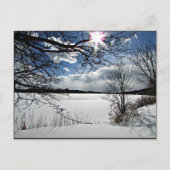 "Winter entlang der Mohawk" Postkarte (Vorderseite)