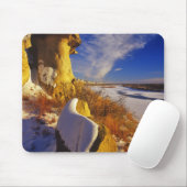 Winter entlang des Missouri-Flusses in der Nähe Mousepad (Mit Mouse)