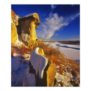 Winter entlang des Missouri in der Nähe Fotodruck