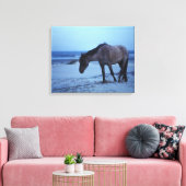 Winter Equine Solitude Leinwanddruck (Insitu (Wohnzimmer))