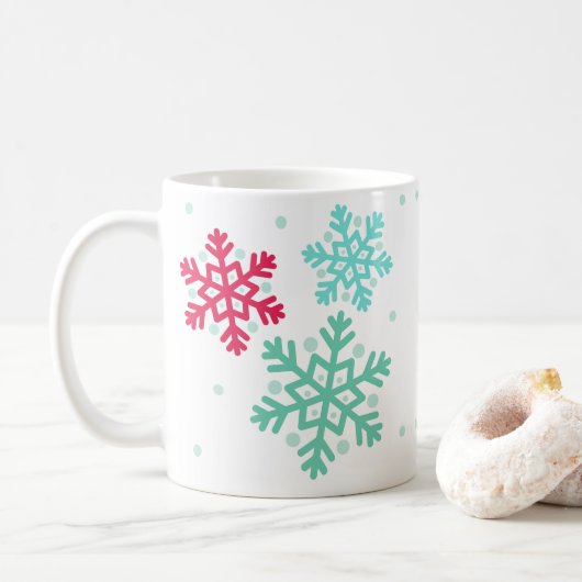 Winter-Eskapade-Tasse Kaffeetasse (Mit Donut)