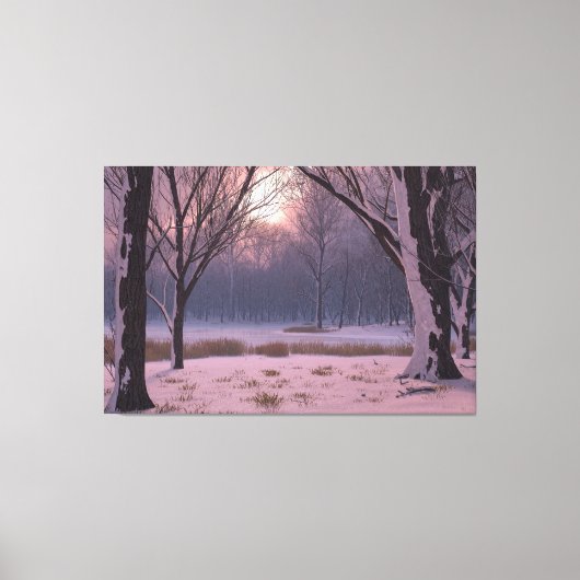 Winter Ethereal Leinwanddruck (Vorderseite)