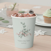 Winter Eucalyptus Baby Shower