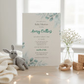 Winter Eucalyptus Cedar Kinderdusche Einladung