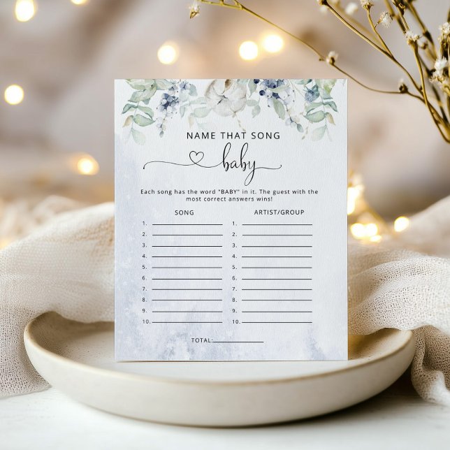 Winter eucalyptus Name dieses Lied Baby Dusche Spi (Von Creator hochgeladen)