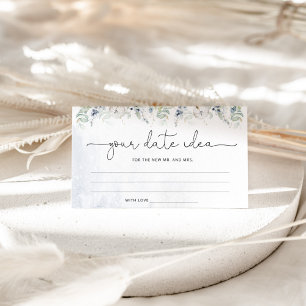 Winter Eukalyptus Datum Ideen. Datum jar Begleitkarte