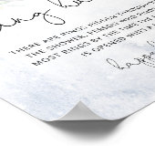 Winter-Eukalyptus-Ring-Suche Poster (Ecke)