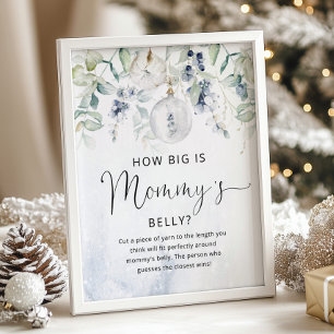 Winter Eukalyptus wie groß ist Mama's Bauchspiel Poster
