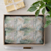 Winter-Eule Weihnachten - Wald Tissue-Papier Seidenpapier (Geschenk)