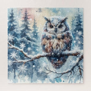 Winter-Eulen-Rätsel Puzzle