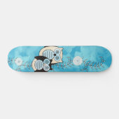Winter-Eulen-Skateboard Skateboard (Horizontal)