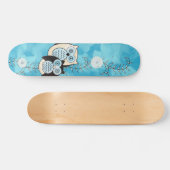 Winter-Eulen-Skateboard Skateboard (Horizontal)