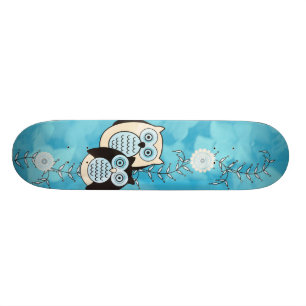 Winter-Eulen-Skateboard Skateboard