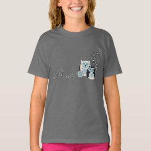 Winter-Eulen-T - Shirt