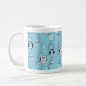 Winter-Eulen-Tasse Kaffeetasse (Links)