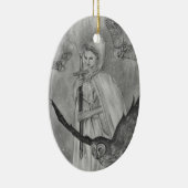 Winter-Eulen-Winter-Dame Ornament (Rechts)