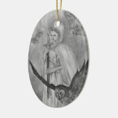 Winter-Eulen-Winter-Dame Ornament (Links)