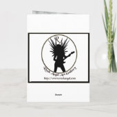 Winter-Eve-Karte Feiertagskarte (Rückseite)