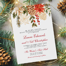 Winter Evergreen Blume Hochzeit