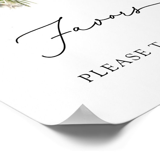 Winter Evergreen und Pine Favoriten Bitte nimm dir Poster (Ecke)