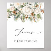 Winter Evergreen und Pine Favoriten Bitte nimm dir Poster (Vorne)