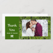 Winter Evergreen Vielen Dank Dankeskarte (Vorne/Hinten)