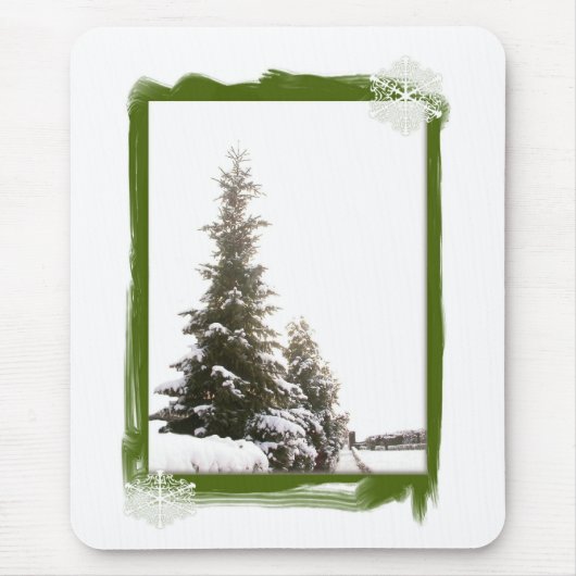 Winter Evergreens-DIY Mousepad (Vorne)