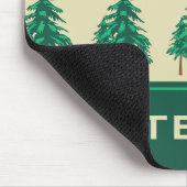 Winter Evergreens Outdoor-Enthusiast Personalisier Mousepad (Ecke)