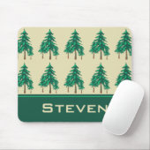 Winter Evergreens Outdoor-Enthusiast Personalisier Mousepad (Mit Mouse)