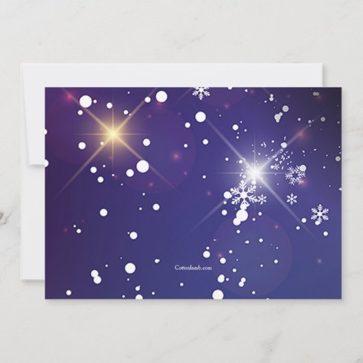 Winter Extravaganza Einladung (Rückseite)