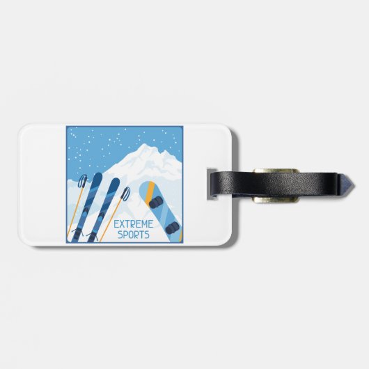 Winter Extreme Sports Gepäckanhänger (Rückseite horizontal)